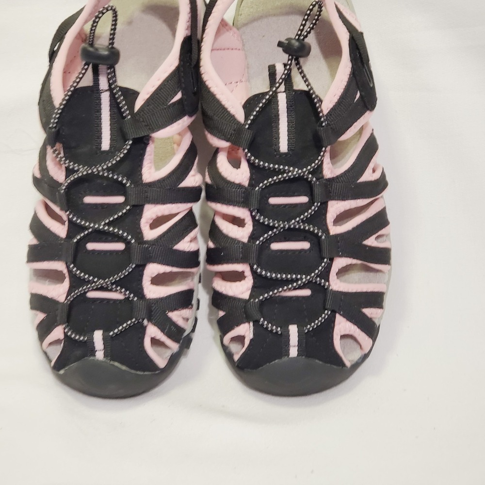 Women's Sz 7  Pink Black  Hiking Sandals  The Breast Cancer Site Sport Shoes